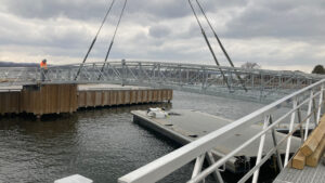 West Harbour Pedestrian Bridge Hamilton Royal Yacht Club image 1